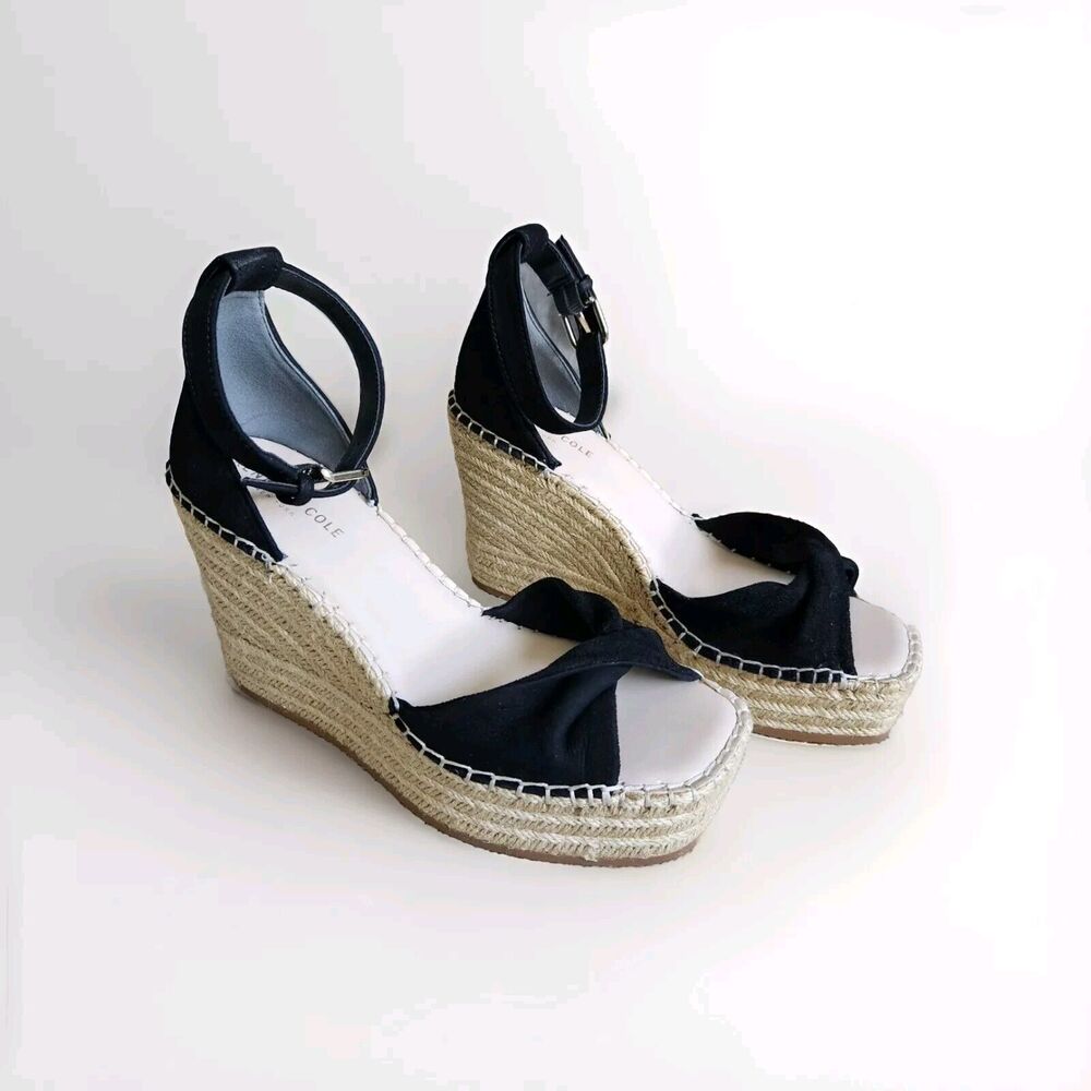 Kenneth Cole New York Womens SOL Ankle Strap Casual Wedge Heels Size 8 BHFO 8088 - Picture 2 of 8